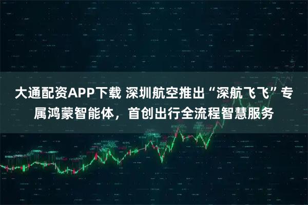 大通配资APP下载 深圳航空推出“深航飞飞”专属鸿蒙智能体，首创出行全流程智慧服务