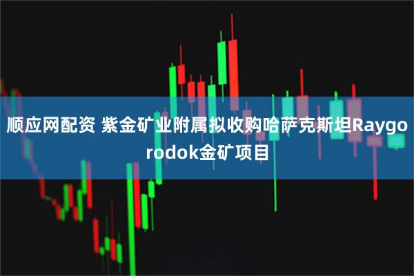 顺应网配资 紫金矿业附属拟收购哈萨克斯坦Raygorodok金矿项目