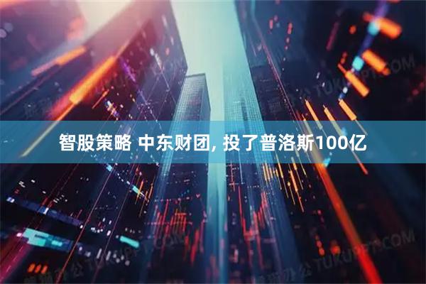 智股策略 中东财团, 投了普洛斯100亿